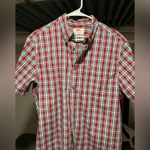 Mens Fjallraven Ovik SS button up shirt - sz XL